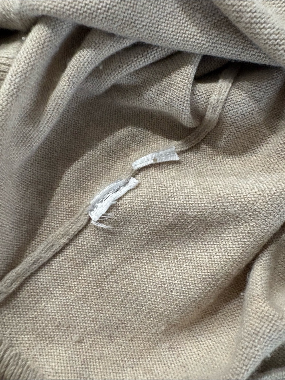 Loft Women's Turtleneck Tunic Sweater - Beige, size medium - Picture 6 of 9